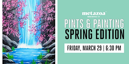 Imagen principal de Pints and Painting: SPRING EDITION