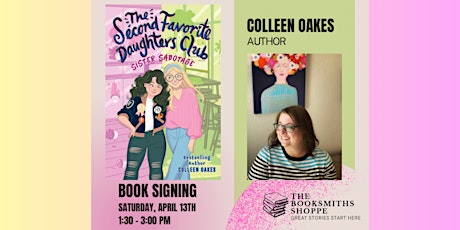 The BookSmiths Shoppe Presents Author Colleen Oakes