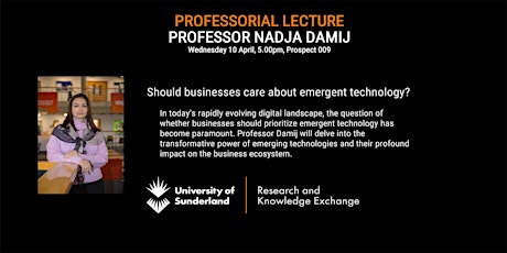 Professorial Lecture - Professor Nadja Damij