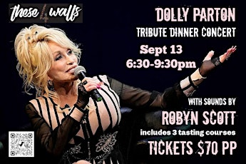 Dolly Parton Tribute Dinner Concert with sounds by Robyn Scott