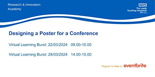 Imagen principal de Designing a poster for a conference