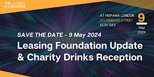 Image principale de Charity Networking and Drinks Reception –  9 May 2024