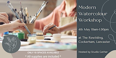 Modern Watercolour Workshop hosted by Studio Gather primary image