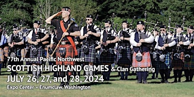 Imagem principal de Souvenir Program Advertising - 77th Pacific NW Scottish Highland Games