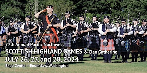 Primaire afbeelding van Souvenir Program Advertising - 77th Pacific NW Scottish Highland Games