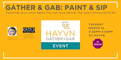 Gather & Gab at HAYVN: Paint & Sip primary image