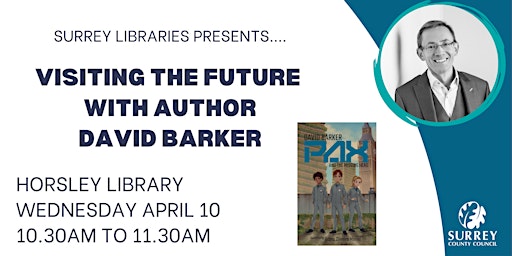 Primaire afbeelding van Visiting the future with David Barker at Horsley Library