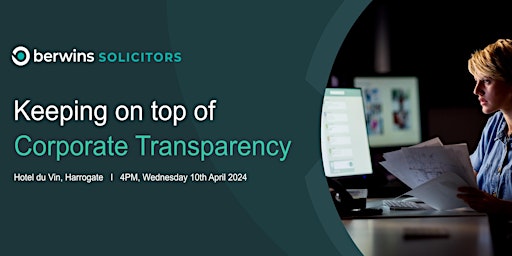 Imagen principal de Keeping on top of Corporate Transparency