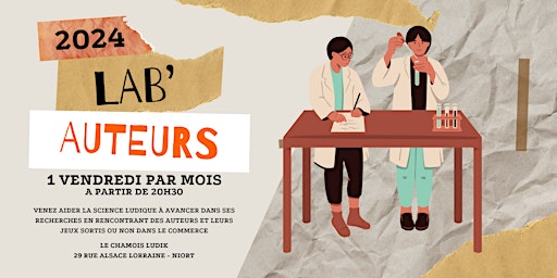 Lab'auteurs : rencontres avec des auteurs de jeux de société primary image