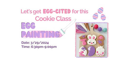 Imagem principal do evento Painting Easter Decorating Cookie Class