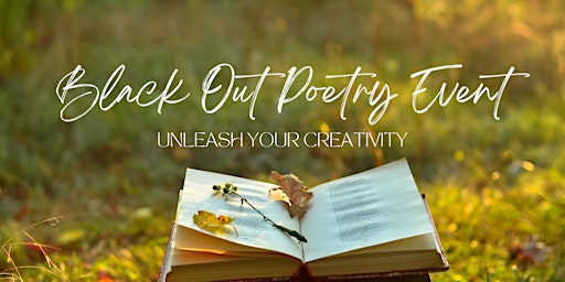 Imagem principal do evento Black Out Poetry Event