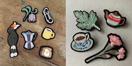 Embroidered Brooches - design and make them!