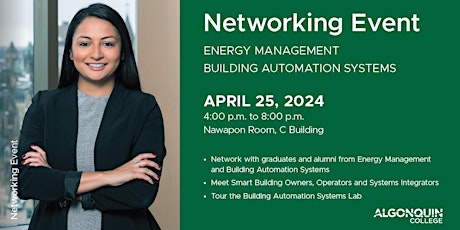 Energy Management and Building Automation Systems Networking Event .