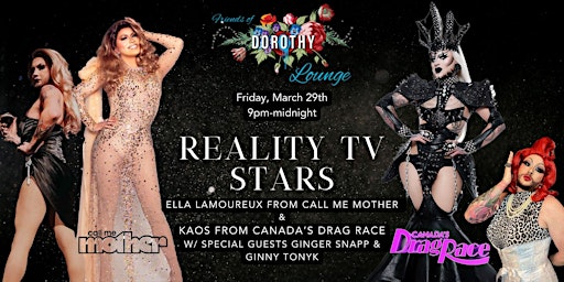 Primaire afbeelding van REALITY TV STARS Drag Show