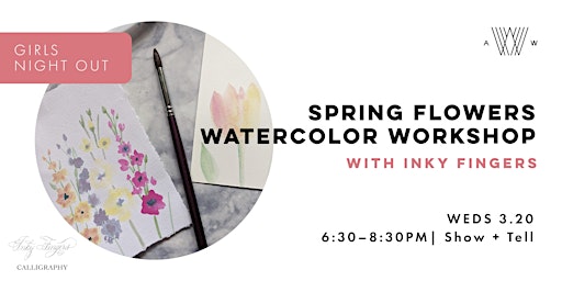 Imagen principal de Spring Flowers Watercolor Workshop