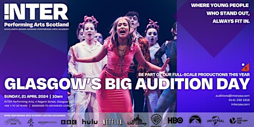 GLASGOW'S BIG AUDITION DAY primary image