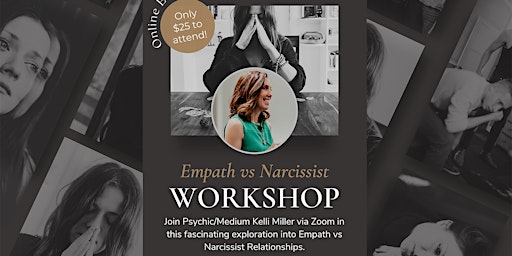 Imagem principal de Empath vs Narcissist Workshop