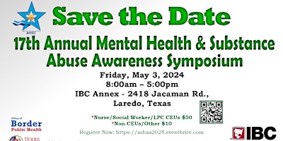 17th Annual Mental Health & Substance Abuse Awaren primary image