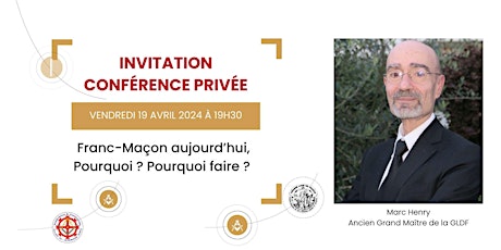 Conférence Privée - Marc Henry