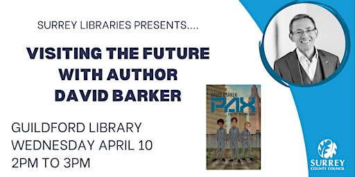 Primaire afbeelding van Visiting the future with David Barker at Guildford Library