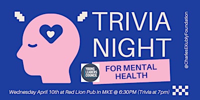 Imagem principal do evento YLC TRIVIA NIGHT for Mental Health