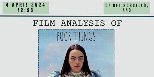 Imagem principal do evento POOR THINGS- Psychological Film Analysis