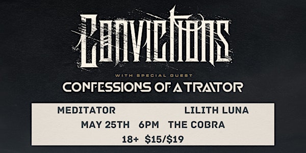 Patio: Convictions | Confessions of a Traitor | Meditator | Lilith Luna