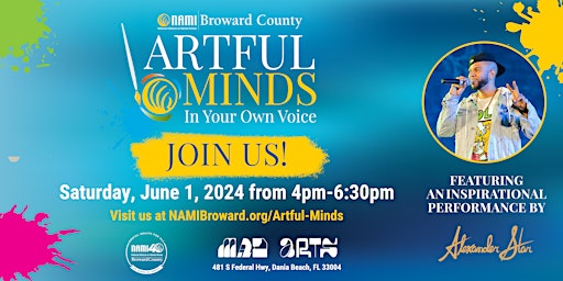 Imagem principal do evento NAMI Broward s Artful Minds 2024 Event