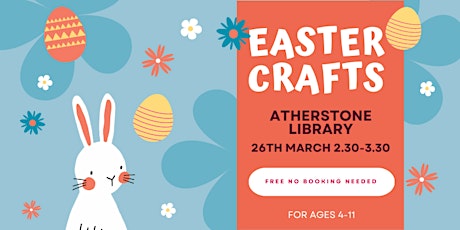 Imagem principal do evento Easter Crafts @ Atherstone Library