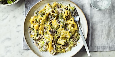 May 3rd 6 pm-GF pasta class w/ DF Mushroom & Leek Sauce at Soule' Studio primary image