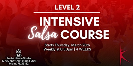 Imagen principal de Salsa (Level 2) Intensive Course - 4 Weeks