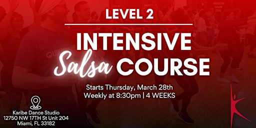 Primaire afbeelding van Salsa (Level 2) Intensive Course - 4 Weeks