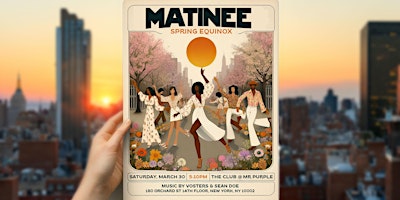 Imagem principal de Matinée NYC - Spring Equinox II [Manhattan Edition]