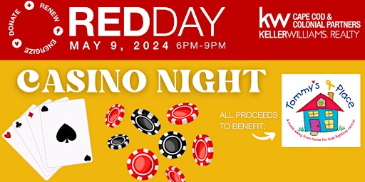 Imagem principal do evento RED Day 2024 Casino Night Fundraiser to Benefit Tommy's Place