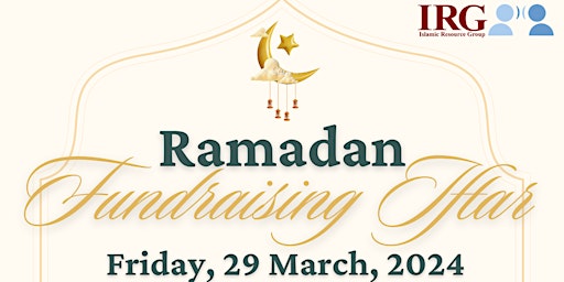 Primaire afbeelding van IRG Ramadan Fundraising Iftar  2024