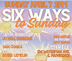 Primaire afbeelding van SIX WAYS TO SUNDAY: Six singers with incredible stories to share