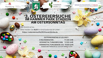 3. Ostereiesuche im Hammer Park Stadion