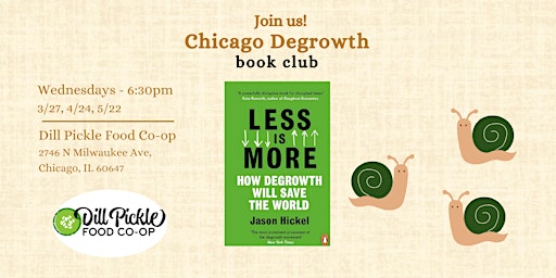 Primaire afbeelding van Chicago Degrowth Book Club: Less Is More