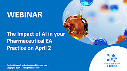 WEBINAR: The Impact of AI in your Pharmaceutical EA Practice