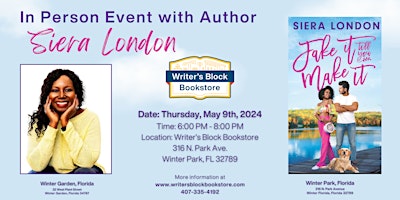 Image principale de In Person Event with Author Siera London