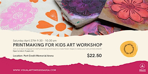 Imagem principal do evento Art Workshop for Kids with Visual Arts Mississauga