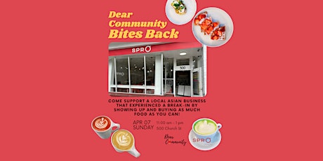 Dear Community: Bites Back with SPRO Coffee Lab