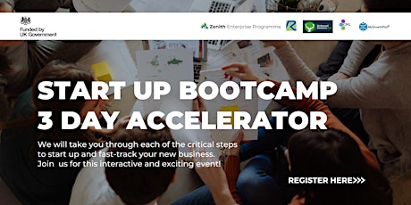 Primaire afbeelding van Richmond Start Up Bootcamp - 3 Day Accelerator