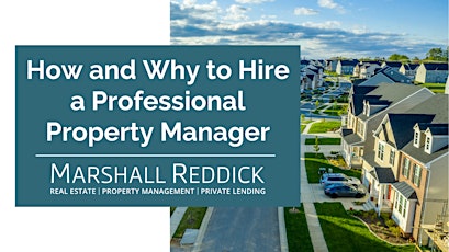 Imagen principal de ONLINE EVENT: How and Why to Hire a Professional Property Manager