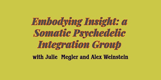 Primaire afbeelding van Embodying Insight: a Somatic Psychedelic Integration Group