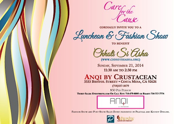 Care For The Cause | Couture for a Cause - Luncheon & Fashion Show