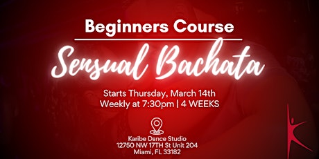 Sensual Bachata Beginners Course - 4 Weeks primary image