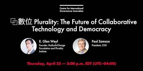 ⿻數位 Plurality: The Future of Collaborative Technology and Democracy