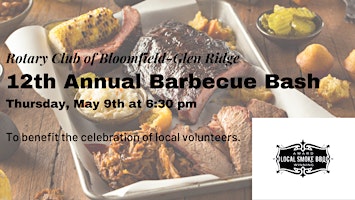 Image principale de 12th Annual Rotary Club of Bloomfield-Glen Ridge BBQ Bash