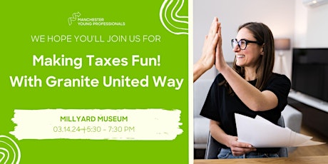 Making Taxes Fun with Granite United Way Presented By St. Mary's Bank primary image